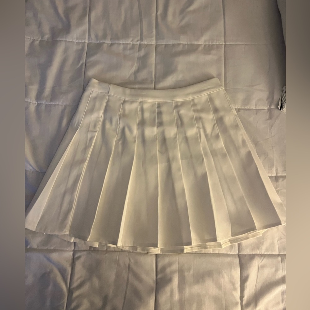 white skirt